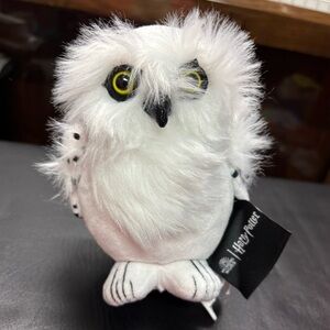 Wizarding World of Harry Potter Hedwig Snow Owl Clip 7" Plush Costume Accessory